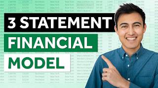 Build a 3 Statement Financial Model FULL Tutorial  Free Template [upl. by Anieral948]