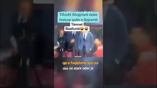 Stadiumi Dridhet nga Shqiptaret len me goj hapur telespektatoret albania dortmund football [upl. by Clemence]