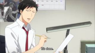 Monthly Girls Nozaki kun Episode 8 boxes scene [upl. by Dominy]