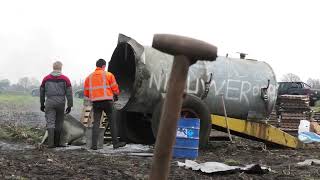 CARBID SCHIETEN MET 3000 LITER TANK 2023 [upl. by Nerreg578]