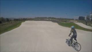 Cumbernauld BMX track Scotland GoPro CYCOSIDDY ride round [upl. by Airan38]