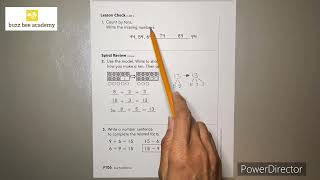 Go Math 1st Grade Chapter 62 Homework and Practice Common Core Math Count by Tens to 120 [upl. by Yelich]