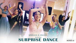 Chamodya amp Anuhas Wedding Surprise dance FILMS BY MONOKA [upl. by Dasya99]