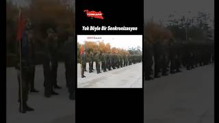 Şarjörün bile dayanamadığı senkronizasyon 👏🏼🇹🇷 asker mehmetçik army soldiers turkisharmy [upl. by Sebbie306]