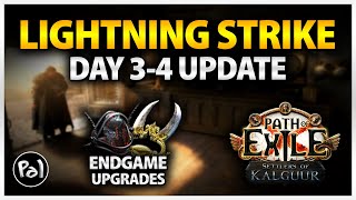 Lightning Strike Warden Day 34 Update  Scaling into Endgame [upl. by Bocock]