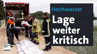 Hochwasser Lage weiter kritisch  BR24 [upl. by Names234]