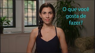 Learn Brazilian Portuguese  How to talk about things you like [upl. by Leuas]