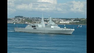 SOUTH AFRICAN NAVY FRIGATE SAS AMATOLA F145 ENTERS DEVONPORT AT DEVILS POINT  2nd August 2007 [upl. by Winograd312]