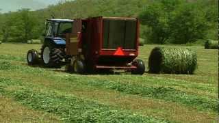 Round Bale Silage [upl. by Ladnek]