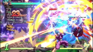 DBFZ  Vegito Blue Team Corner Combo 56k [upl. by Ondrea]