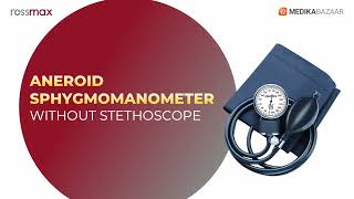 Rossmax Aneroid Sphygmomanometer Without Stethoscope [upl. by Englebert]