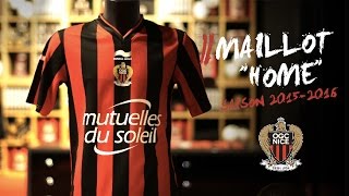 Voici le maillot de lOGC Nice 20152016 [upl. by Giraud719]