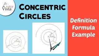 Concentric Circles  Definition  Formula  Example [upl. by Bartle459]