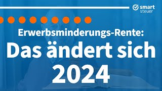 Neues Gesetz Das ändert sich JETZT für EMRentner  Erwerbsminderungsrentner Änderungen 2024 [upl. by Negris]