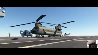 MSFS Miltech CH47D First Look [upl. by Etnemelc]