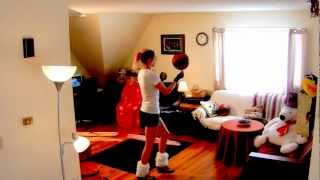 Cloverton song quotA Hallelujah Christmasquot January 7 2013 Ilze Luneau basketball [upl. by Oiramd820]