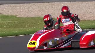 2024 Hoosier British Sidecars Donington Park Race 2 highlights [upl. by Razaile]