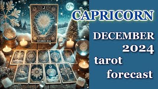 🌟 Tarot Forecast for Capricorn – December 2024 🌟 [upl. by Suez]