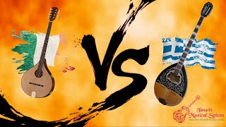 Greek Bouzouki vs Irish Bouzouki [upl. by Ytteb327]