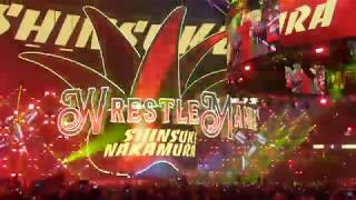 WWE Wrestlemania 34 Shinsuke Nakamura Entrance [upl. by Eikciv]