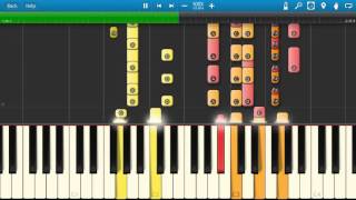 The Beatles  Sgt Peppers Lonely Hearts Club Band  Piano Tutorial  Synthesia [upl. by Tilly]