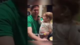 Jealous Kids Doing Funny Things 🤣😂 baby kids toddler funnybaby funnykids dad mom hilarious [upl. by Letch]