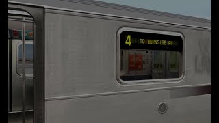 OpenBVE R142A 4 To Burnside Avenue [upl. by Lynden]