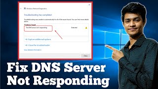 How to fix dns server not responding on windows 11107  Wifi or Wired Connection  2024 [upl. by Kartis198]