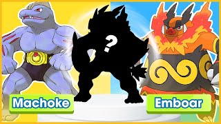 Pokemon Fusion  Machoke  Emboar  pokemon infinite fusion challenge [upl. by Einre93]