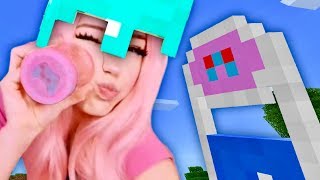 drinking some of Belle Delphine’s bath water in Minecraft [upl. by Rafaj]