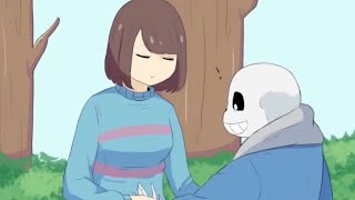 Best Undertale Comic Dub Sans x Frisk  Part 1 [upl. by Haeli]