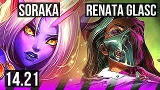 SORAKA amp Jinx vs RENATA GLASC amp Varus SUP  2115  EUW Challenger  1421 [upl. by Assyn921]