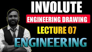 INVOLUTE ENGINEERING DRAWINGSGRAPHICSENGINEERINGPRADEEPSIR [upl. by Dorelle]