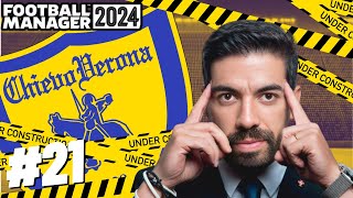 🚨AO VIVO🚨RECONSTRUINDO O CHIEVO VERONA SERIE B  FM24  3ª TEMP  EP 21 [upl. by Munn]