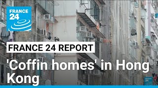 Coffin homes in Hong Kong Authorities step up efforts to get rid of tiny squalid apartments [upl. by Dat369]