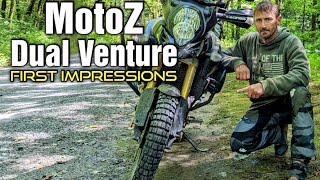 MotoZ Tractionator Dual Venture  First Impressions  Is It The Perfect Front Tire [upl. by Tempest]