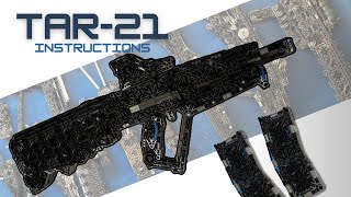 KNEX TAR21  true boltaction assault rifle  gun instructions [upl. by Aicnelev]