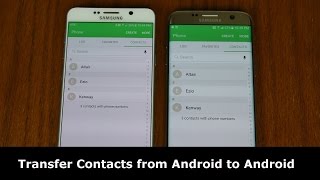 How to Transfer Contacts from Android to Android [upl. by Rivy]