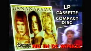 Bananarama  The Greatest Hits Collection – TV Reclame 01 1988 [upl. by Lomasi]