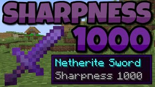 How to get a SHARPNESS 1000 SWORD in Minecraft 120 [upl. by Oeram]