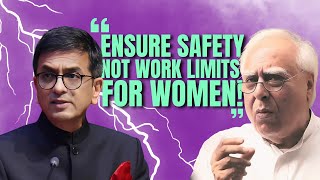 CJI Chandrachud Criticizes WB Govts Restrictions on Women Doctors Work Hours [upl. by Acenom]