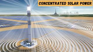 Concentrated Solar Power  CSP Solar  Concentrated Solar Power Plant  In Hindi [upl. by Maag551]