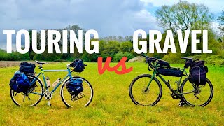 Touring Bike vs Gravel Bike  Which is best for bikepacking [upl. by Gruchot]