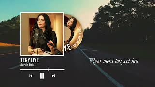 Tere liye palkon ki jhalar  Sarah Baig  Cover Song [upl. by Lindblad]