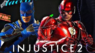 Injustice 2 Online  JUSTICE LEAGUE FLASH GOING IN [upl. by Derag932]