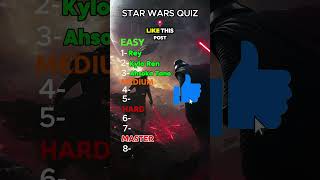 Star Wars Quiz Are You a True Fan [upl. by Hairom]