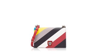 Christian Dior Medium Diorama Pleated Flap Bag Multicolor [upl. by Cymbre]