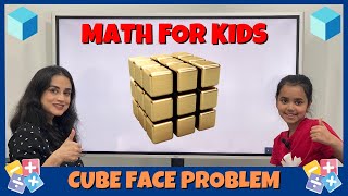 Cube Face Math Problem  Brain Teaser for Kids  Math Problem for Kids [upl. by Hatfield]