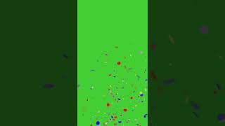 Confetti Green Screen Effect with Audio  HD  FREE DOWNLOAD [upl. by Auahsoj358]