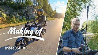 Insta360 X3  How to Film Insane Motorcycle Shots [upl. by Ikey]